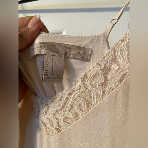 Forever 21 long white dress - Picture 1 of 4